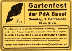 Festa del PdL Basilea @ Ristorante Torstübli