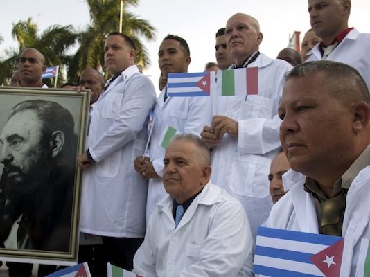 L’ASC propone la cooperazione medica con Cuba per fronteggiare il COVID-19