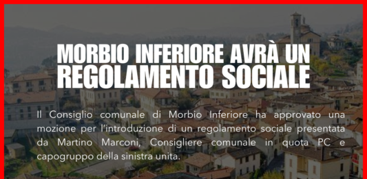 Vittoria del PC a Morbio Inferiore: il regolamento sociale si farà!