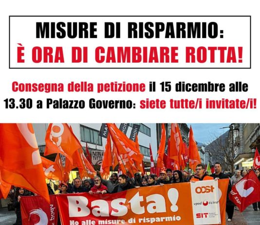 I nostri emendamenti al Preventivo 2026 del Canton Ticino