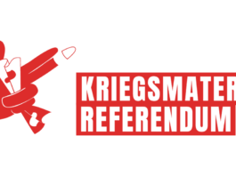 Esportare armi svizzere verso paesi in guerra è contro la neutralità e un regalo a UE e NATO!