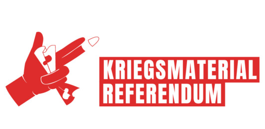 Esportare armi svizzere verso paesi in guerra è contro la neutralità e un regalo a UE e NATO!